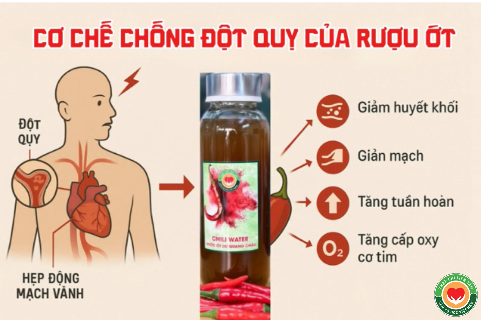 Đột Quỵ Tim Mạch Mùa Nắng Nóng và Vai Trò Cấp Cứu Của Rượu Ớt (bài 33)