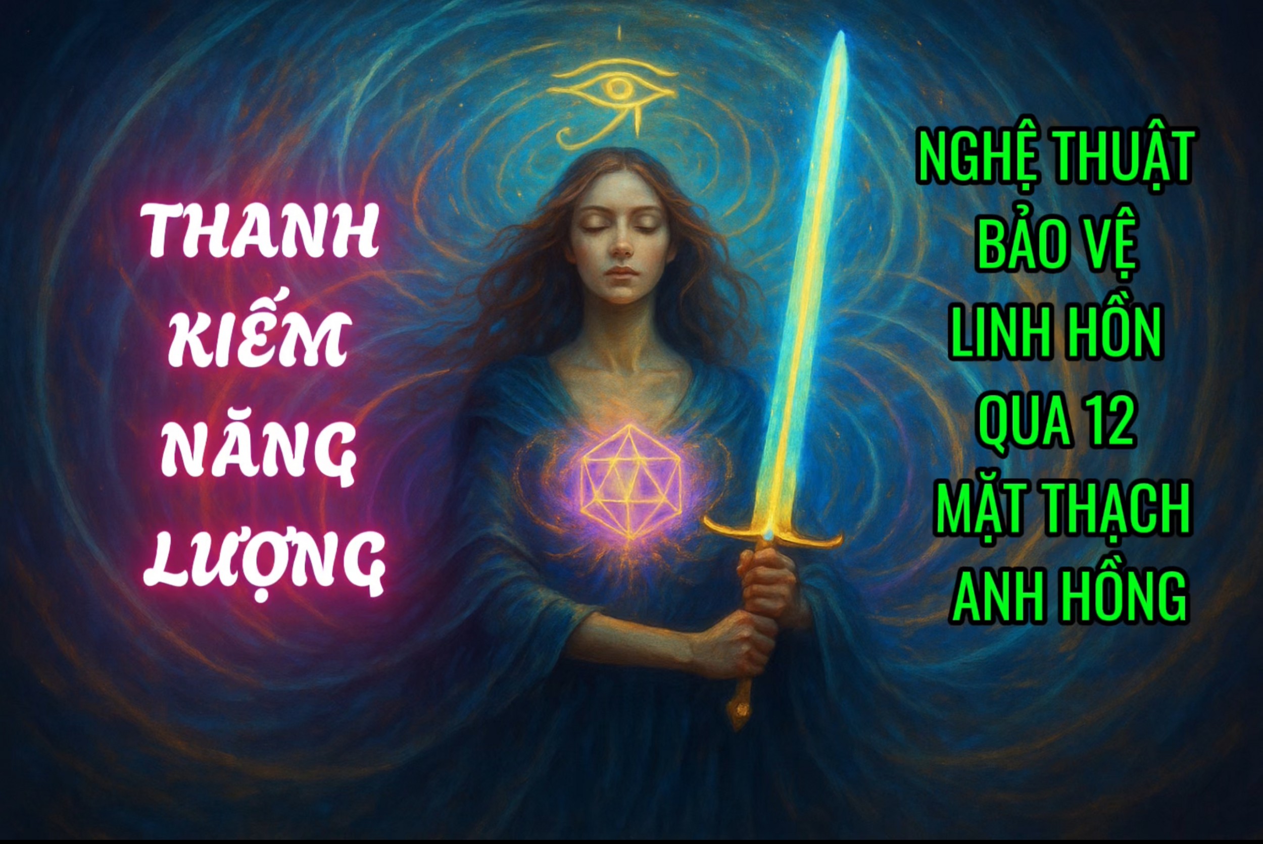 Thanh Kiếm Năng Lượng (Etheric Sword) và 12 Mặt Thạch Anh Hồng: Bảo Vệ Linh Hồn Tối Ưu (bài 20)