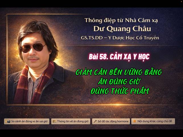 Sinh Học Thời Gian & Chuyển Hóa (Bài 63)
