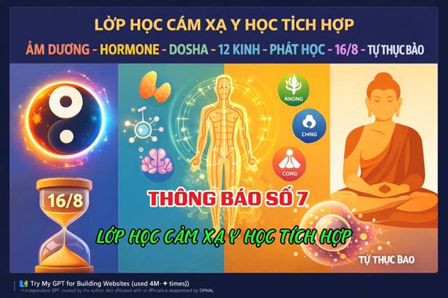 GIỚI THIỆU LỚP HỌC CẢM XẠ Y HỌC TÍCH HỢP (Bài 07)