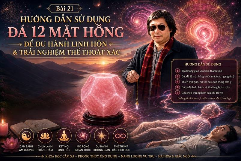 PHONG THỦY CẢM XẠ ĐỊA SINH HỌC (Bài 21)