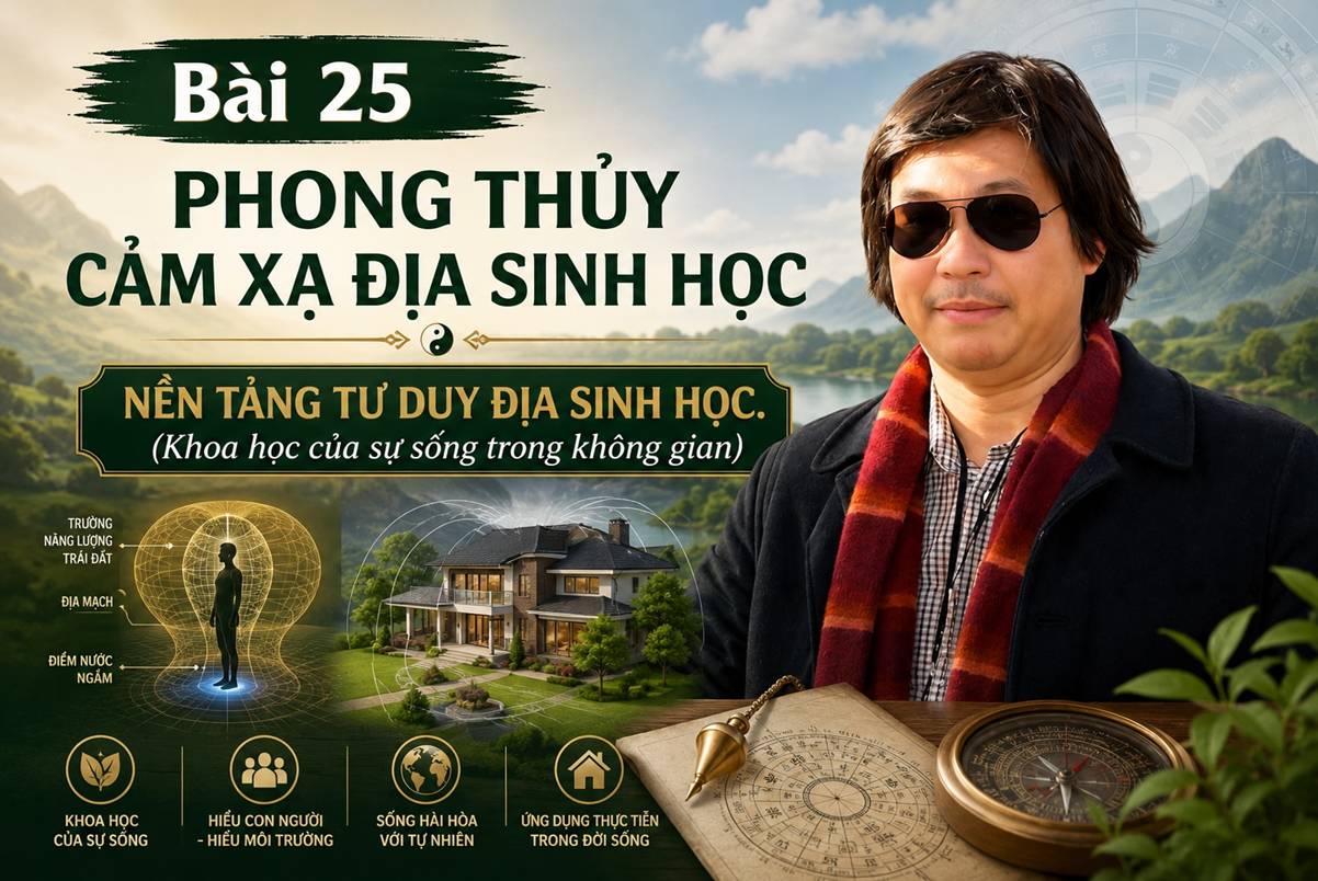 Bài 25. PHONG THỦY CẢM XẠ ĐỊA SINH HỌC