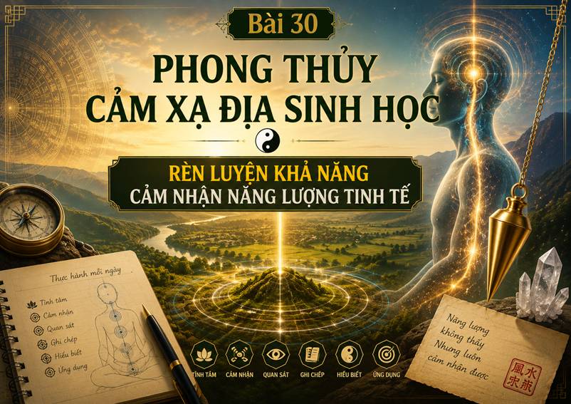 Bài 30. PHONG THỦY CẢM XẠ ĐỊA SINH HỌC