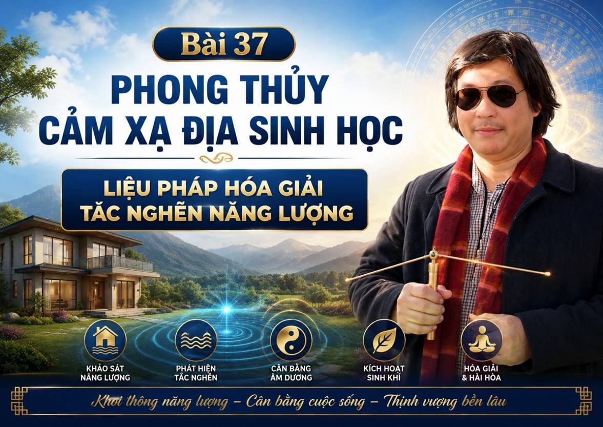 Bài 37: PHONG THỦY CẢM XẠ ĐỊA SINH HỌC